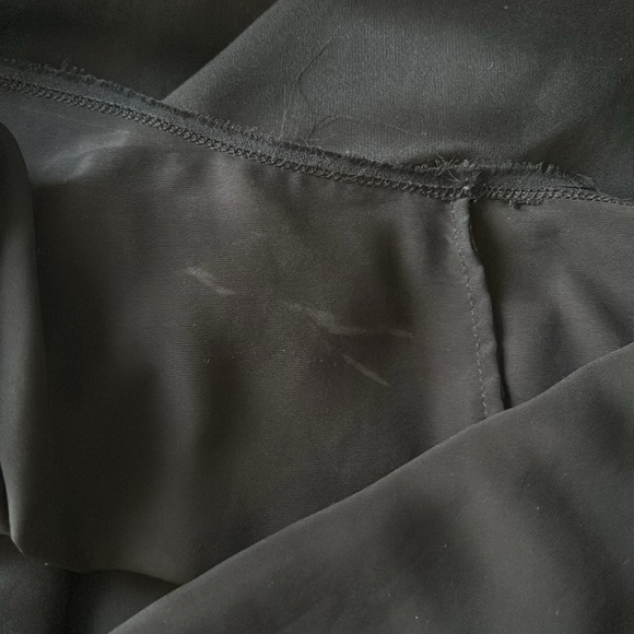 Helmut Lamg Black Silk Combo Flowy Blouse P - Picture 5 of 6